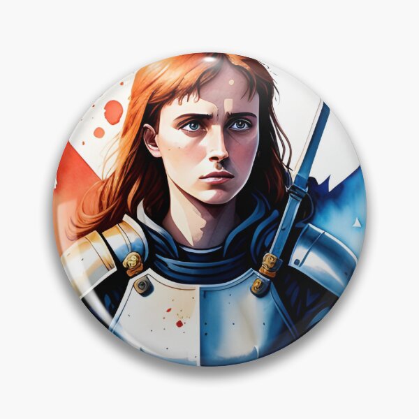 Item preview, Strong and Proud Female Knight in Silver Armor designed and sold by Erika V..