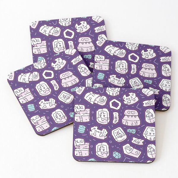 Item preview, Purple cartoon style runestones designed and sold by HueHop.