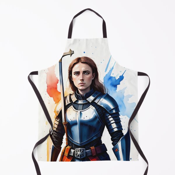 Item preview, Strong and Proud Female Knight in Silver Armor designed and sold by Erika V..