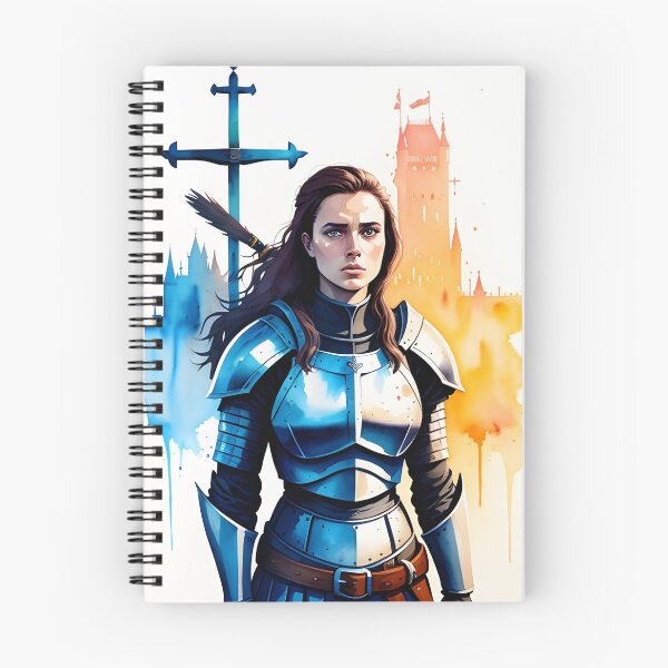 Item preview, Strong and Proud Female Knight in Silver Armor designed and sold by Erika V..