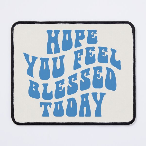 Item preview, Hope You Feel God's Love Today-Blue, Christian Retro Graphic by Bossy Cat Home designed and sold by BossyCatHome.