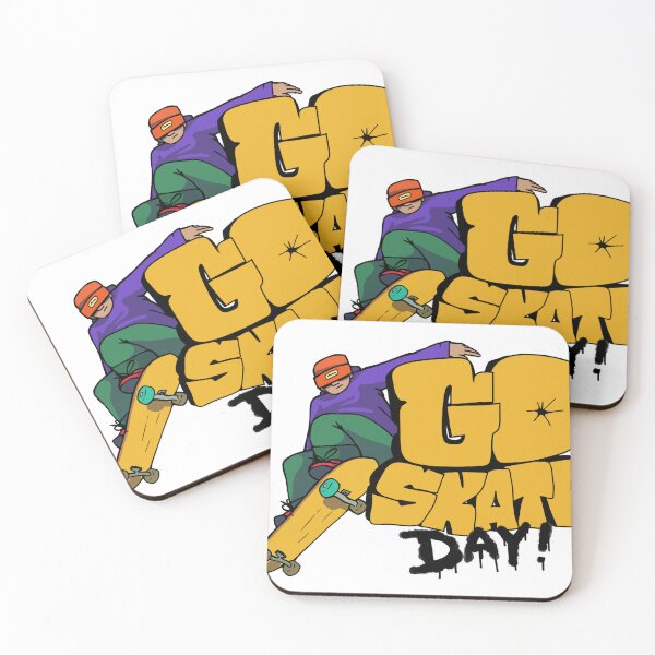 Item preview, GO SKATE DAY (color) designed and sold by cinederiesgoart.