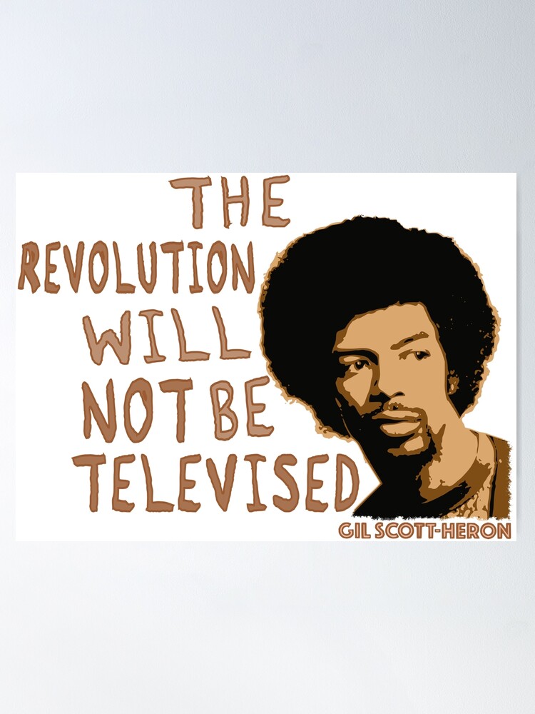 Gil Scott-Heron　The Revolution Will Not fposter,medium,wall_texture,