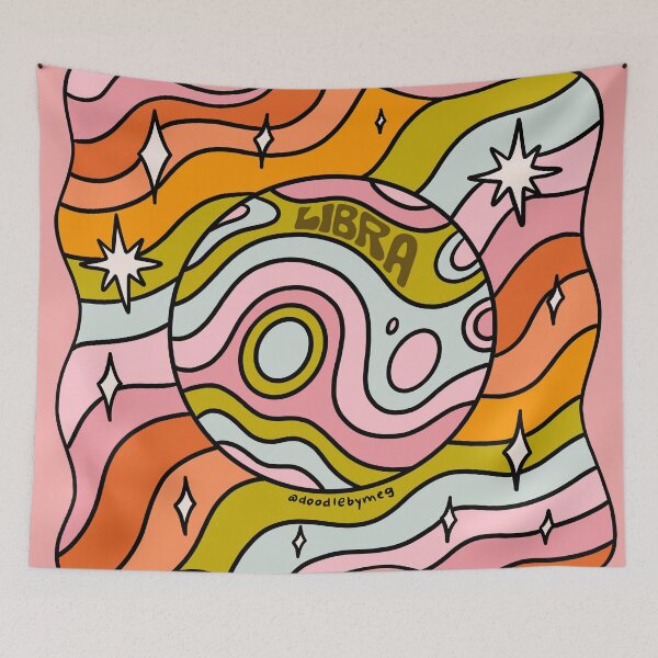 Item preview, Libra Planet designed and sold by doodlebymeg.