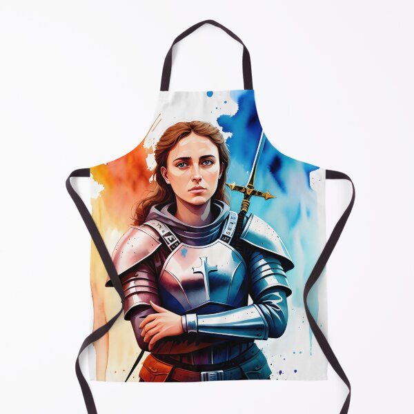 Item preview, Strong and Proud Female Knight in Silver Armor designed and sold by Erika V..