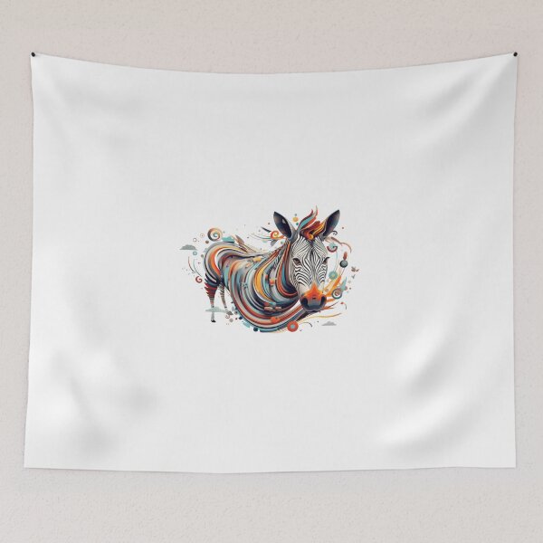 Item preview, Colorful zebra designed and sold by Okracha.