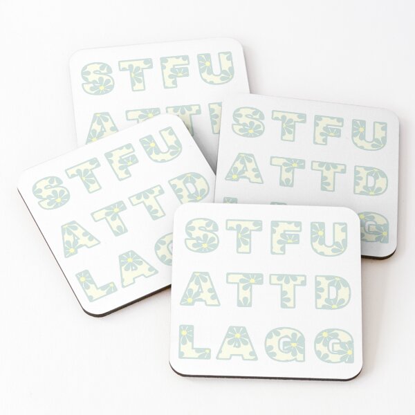 Item preview, STFUATTDLAGG Floral Green designed and sold by El's Library Card.