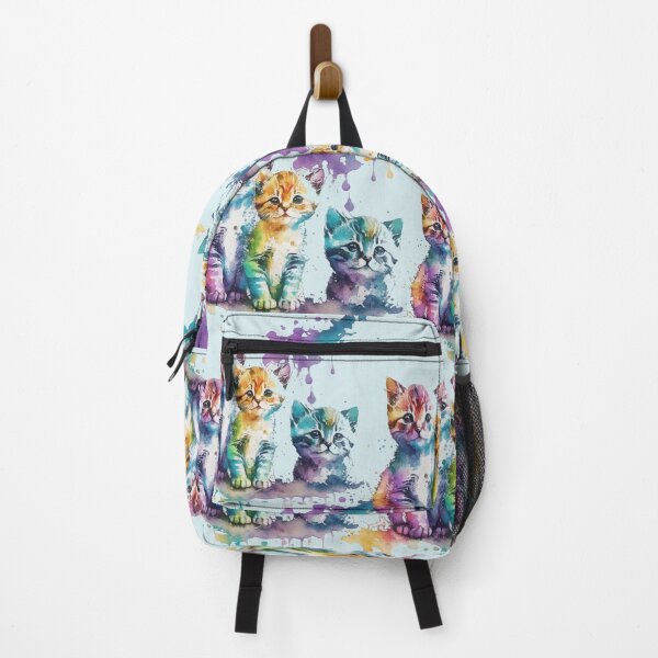 Item preview, Whisker Wonderland: Colorful Kitten designed and sold by derrslogcabin.