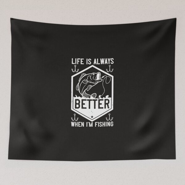 Item preview, Fishing Angler saying fishing makes you happy Fisher designed and sold by AishwaryNadkar.