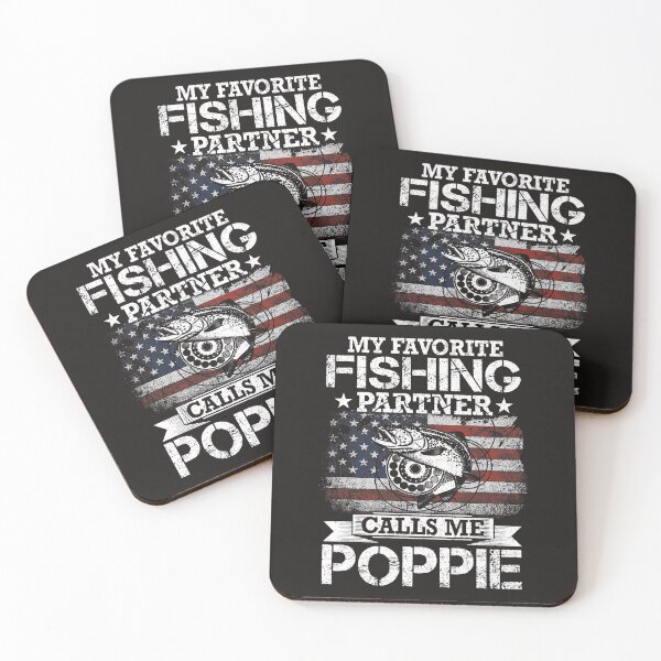 Item preview, Fishing Angler I My Favorite Fishing Partner Calls me Poppie Fishing Fisher designed and sold by AishwaryNadkar.