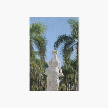 Statue, young, girl, ancient, classical, style, palms Art Board Print