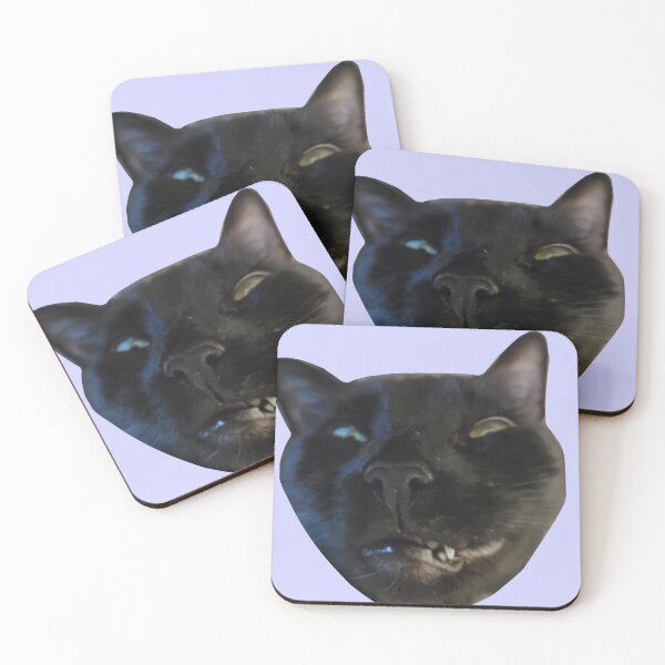 Item preview, Black Cat with a Funny Face designed and sold by GrazzysArts.