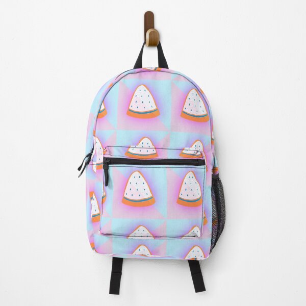 Item preview, Watermelon Slices Geometric in Pastel Neon Purple Blue Pink Summer designed and sold by Jean-Pham.