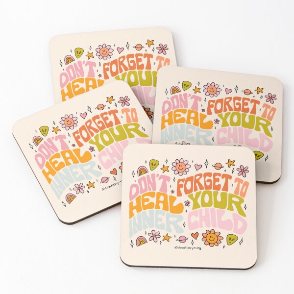 Item preview, Don't Forget to Heal Your Inner Child designed and sold by doodlebymeg.