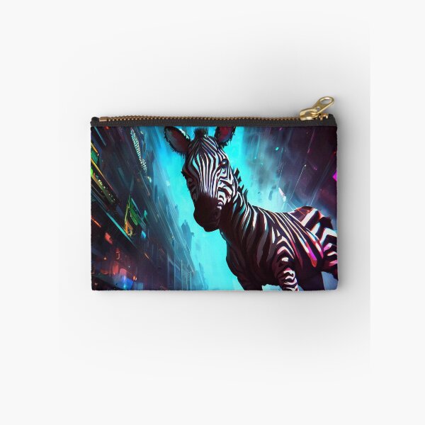 Item preview, Cyberpunk Zebra designed and sold by CritterCulture.