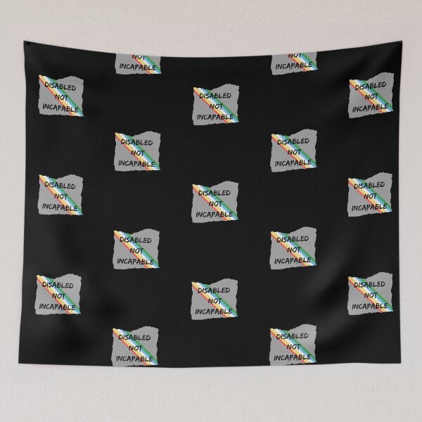 Item preview, Disabled not incapable disability pride designed and sold by system51.