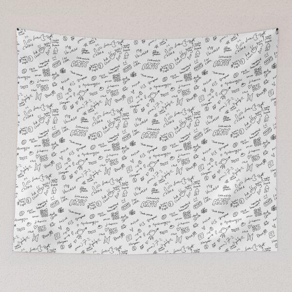 Item preview, BTS Doodle Pattern designed and sold by WarmlyArts.