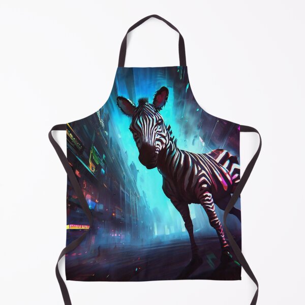Item preview, Cyberpunk Zebra designed and sold by CritterCulture.