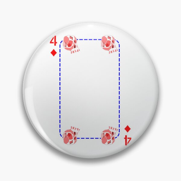 Item preview, 4 of diamonds designed and sold by m-yoga-store.