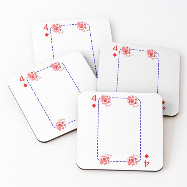 Item preview, 4 of diamonds designed and sold by m-yoga-store.