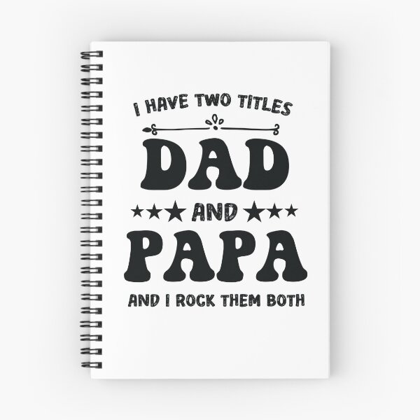 Item preview, I have Two Titles Dad And Papa And I Rock Them Both designed and sold by IGOOR.