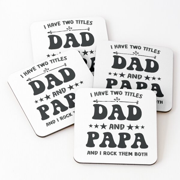 Item preview, I have Two Titles Dad And Papa And I Rock Them Both designed and sold by IGOOR.
