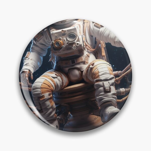Item preview, astronaut on spaceship 3D 03 designed and sold by LUFIARTS.