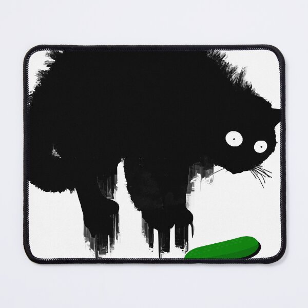Item preview, Cucumber Scaredy Cat by MotorManiac designed and sold by davinialiquori.