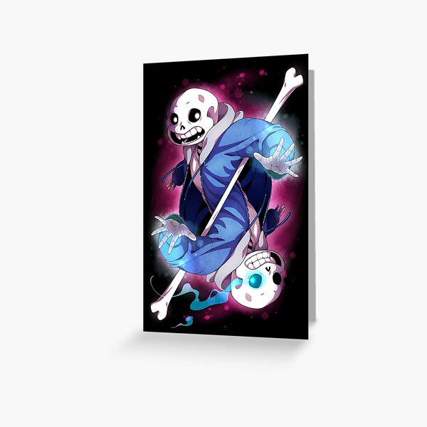 Sans Skeleton Greeting Cards Redbubble - roblox undertale au paper rp