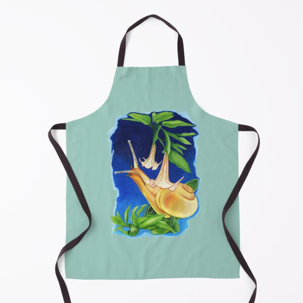 Item preview, Snail and angel's trumpets designed and sold by KnowingWonder.