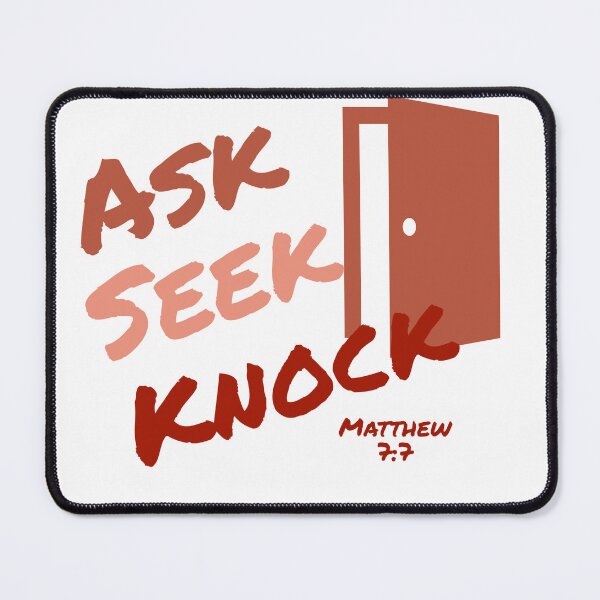 Item preview, Ask, Seek, Knock, Open Door designed and sold by Miles-and-Daisy.