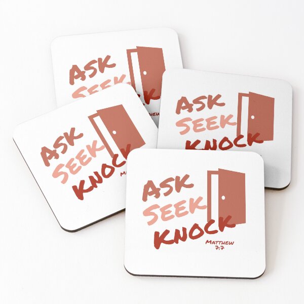 Item preview, Ask, Seek, Knock, Open Door designed and sold by Miles-and-Daisy.