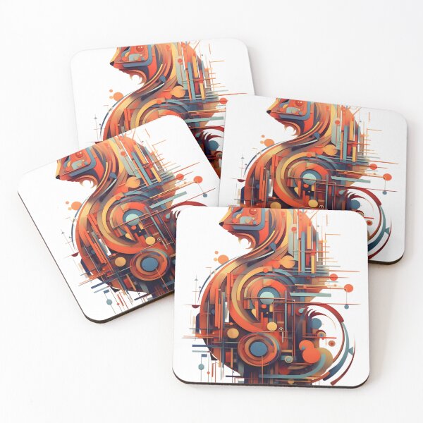 Item preview, Cute colorful Cat sticker designed and sold by Twomangotrees.