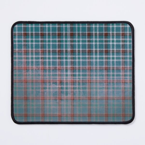 Item preview, Blue With Red Stripe Faded Grunge Plaid designed and sold by indepthdesigns.