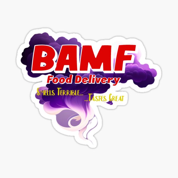 BAMF delivery service Sticker