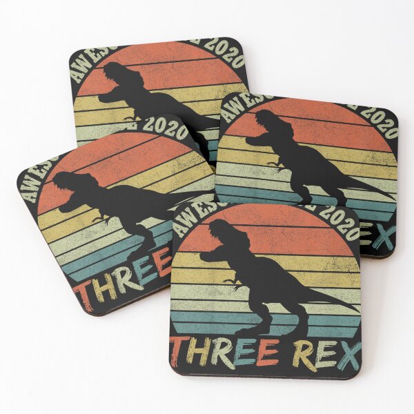 Item preview, Kids Threeasaurus Birthday, Toddler Three Rex 2020 Dinosaur designed and sold by Emma Burton.