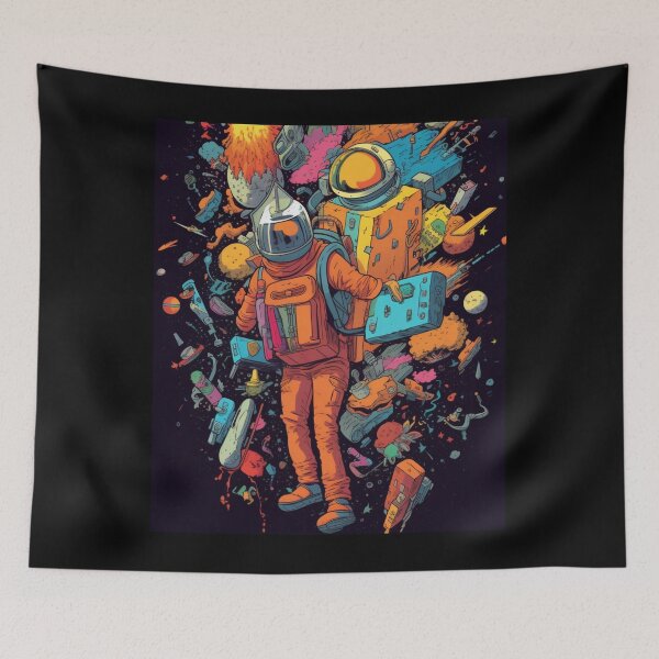 Item preview, Jetpack Journeys: Retro-Futuristic Commute in the Skies designed and sold by JLCableStudio.