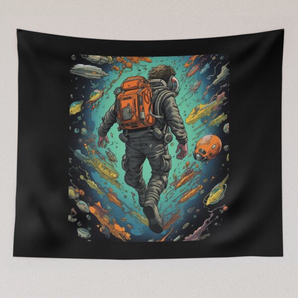 Item preview, Jetpack Journeys: Retro-Futuristic Commute in the Skies designed and sold by JLCableStudio.