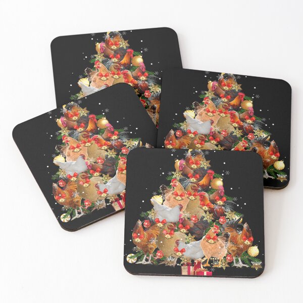 Item preview, Chickens Christmas Tree Merry Clucking Matching Family Xmas designed and sold by Jlieing.
