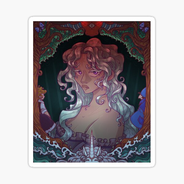 Item preview, The Last Unicorn: Amalthea portrait designed and sold by XiouTime.
