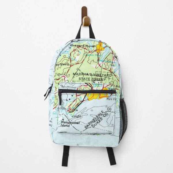 Item preview, Vintage Map of Marthas Vineyard (1947) designed and sold by BravuraMedia.