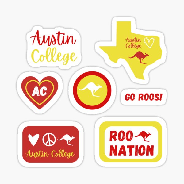 Austin College Roos Sticker Collection - RooNation Sticker