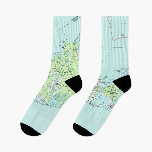 Item preview, Vintage Map of Marthas Vineyard (1986) designed and sold by BravuraMedia.