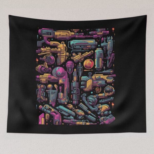 Item preview, Atomic Age Artillery: Retro-Futuristic Ray Guns Unleashed designed and sold by JLCableStudio.