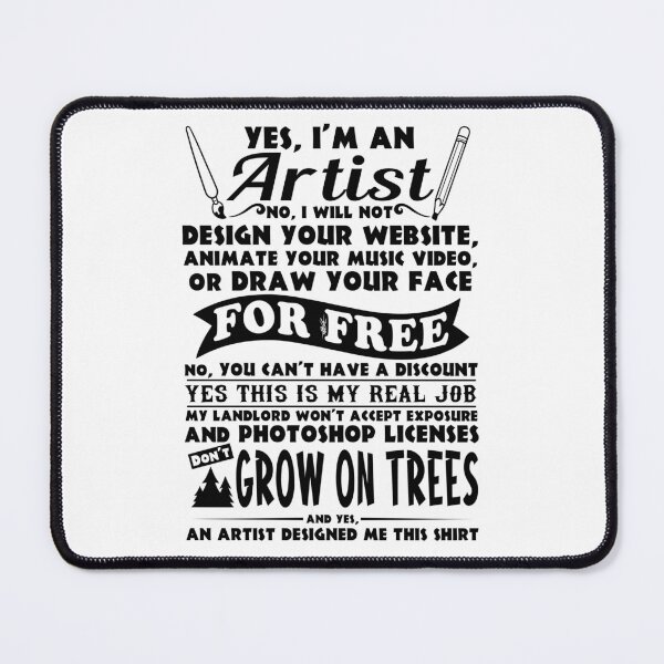 Item preview, Yes, I’m An Artist designed and sold by Knadire.