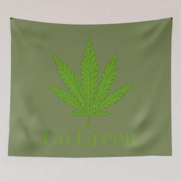 Item preview, Go Green Marijuana Weed Leaf Graphic product	 designed and sold by vmcejucqo92.