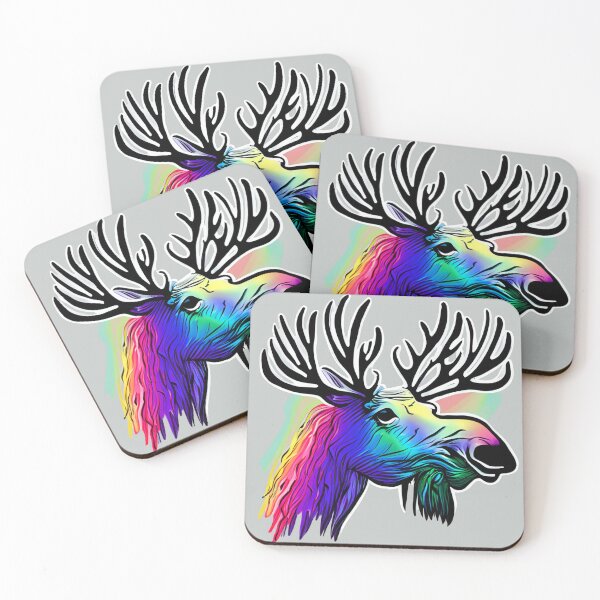 Item preview, Radiant Harmony: Rainbow Moose designed and sold by Dreadfools.