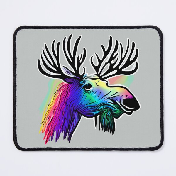 Item preview, Radiant Harmony: Rainbow Moose designed and sold by Dreadfools.