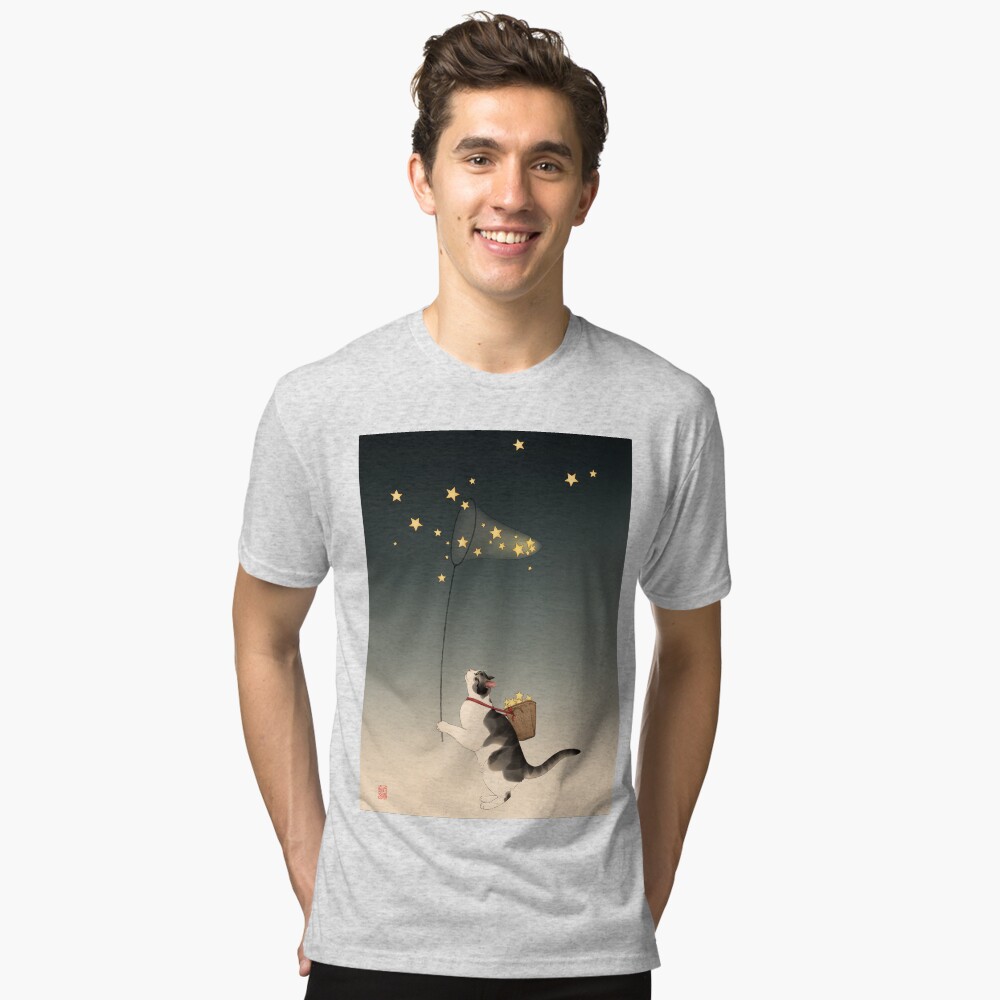 Item preview, Tri-blend T-Shirt designed and sold by BroccoliCatArt.