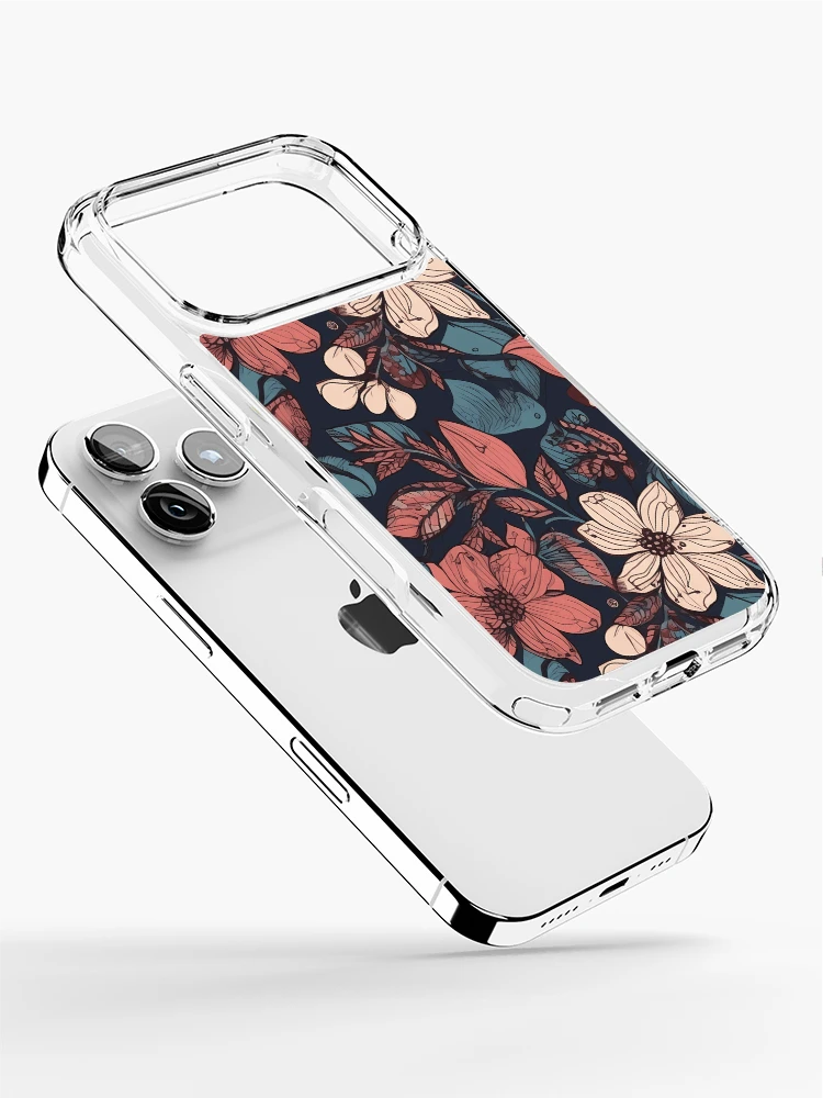 Thumbnail 2 of 5, iPhone Case, Flower Mix designed and sold by InfinityPattern.